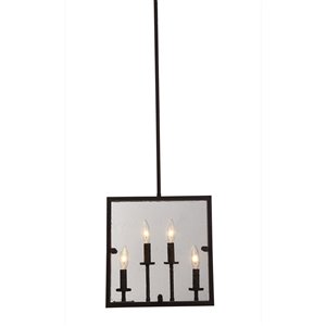 Artcraft Lighting Harbor Point AC10302OB 4-Light Pendant - 3.75-in x 14-in - Oil Rubbed Bronze