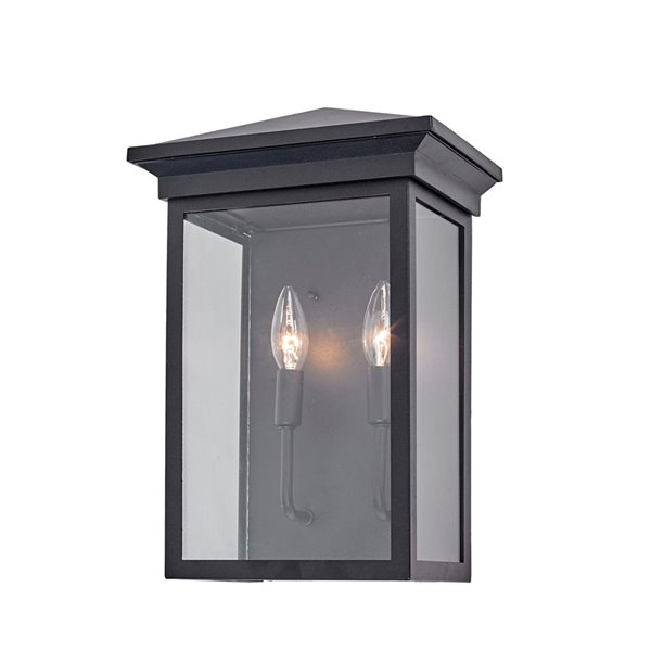 Artcraft Lighting Gable AC8462BK Outdoor Wall Light - 15-in - Black
