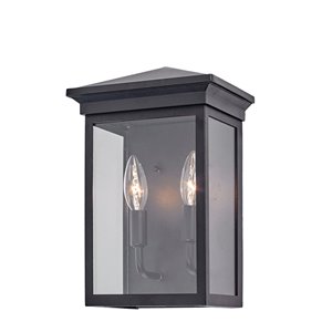 Artcraft Lighting Gable AC8161BK Outdoor Wall Light - 12.25-in - Black