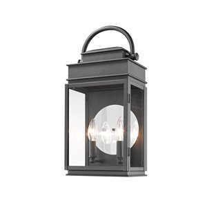 Luminaire mural extérieur Fulton AC8231BK d'Artcraft Lighting, 18.5 po, noir