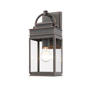 Artcraft Lighting Fulton AC8220OB Outdoor Wall Light - 13.5-in - Oil Rubbed Bronze