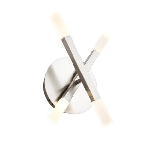 Applique murale à 4 lumières Twig SC13094SN d'Artcraft Lighting, 18,5 po, nickel satiné
