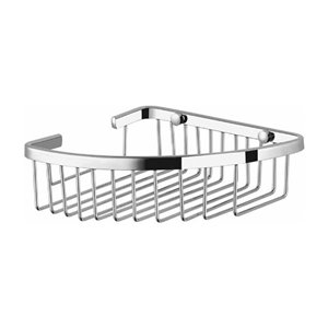 Nameeks General Hotel Wall Mounted Shower Basket in Chrome - 7-in x 2-in x 8-in