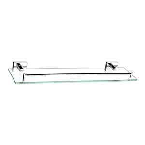 Nameeks General Hotel Wall Mounted Bathroom Shelve in Chrome - 6-in x 2-in x 20-in