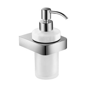 Nameeks General Hotel Wall Mounted Soap Dispenser in Chrome - 14 oz - 7-in x 4-in