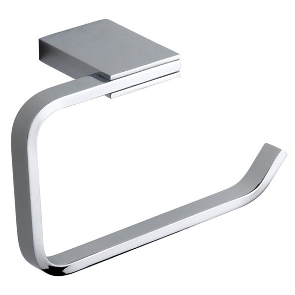 Nameeks General Hotel Wall Mounted Toilet Paper Holder In Chrome - 2.75-in x 3.9-in x 7.1-in