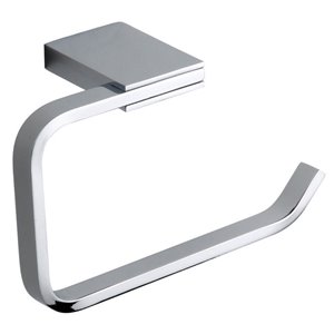 Nameeks General Hotel Wall Mounted Toilet Paper Holder In Chrome - 2.75-in x 3.9-in x 7.1-in