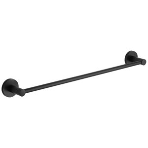 Nameeks General Hotel Wall Mounted Towel Bar In Black - 25-in