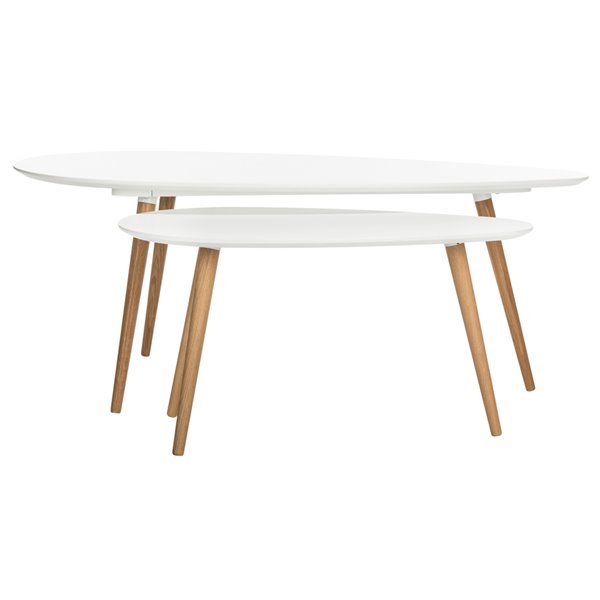 Safavieh Saffron 2 Peice White Oak Spilt Coffee Table Set Fox8203a Rona - Oval White Oak Coffee Table Safavieh Saffron 2 Peice White Oak Spilt Coffee Table Set Fox8203a Rona - Oval White Oak Coffee Table