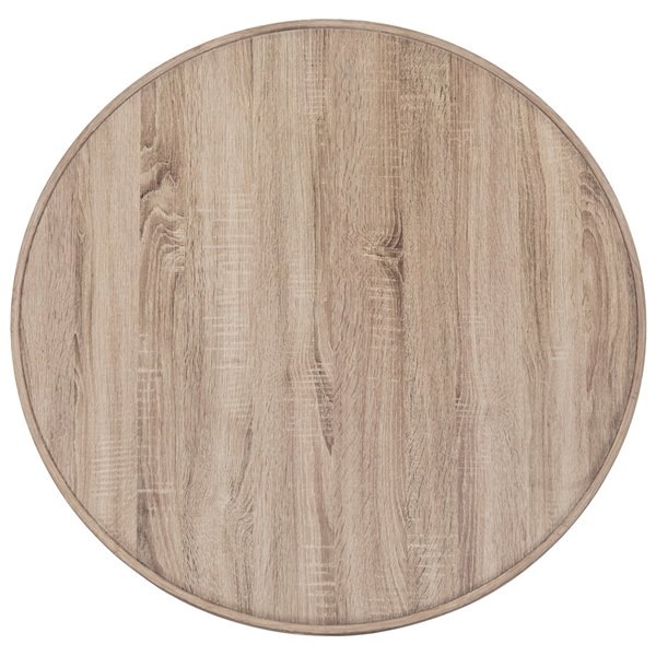 Safavieh Malone Retro Midcentury Natural Wood Coffee Table - 35.4-in Diameter