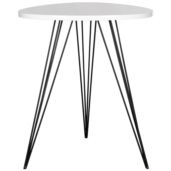 safavieh white end table