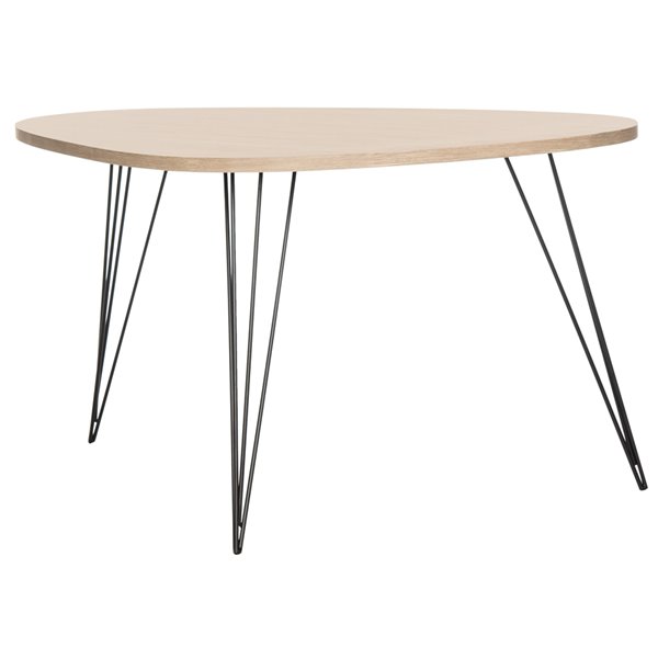 Safavieh Rocco Retro Midcentury Wood Coffee Table - Natural - Triangular Shape