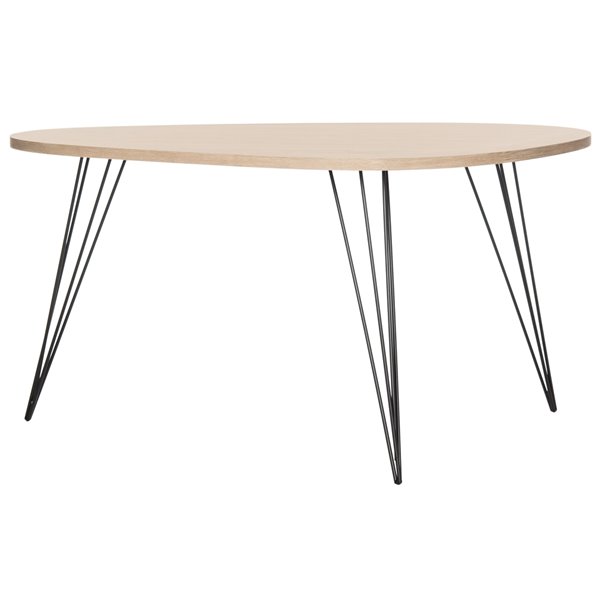 Safavieh Rocco Retro Midcentury Wood Coffee Table - Natural - Triangular Shape