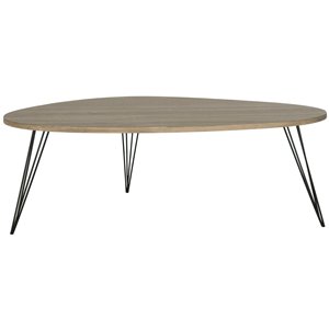 Safavieh Wynton Retro Midcentury Wood Coffee Table - Brown - Triangular Shape