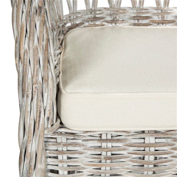 safavieh inez wicker club chair