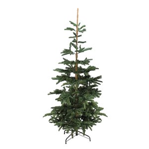 Northlight Slim Layered Noble Fir Artificial Christmas Tree - Unlit - 7.5-ft