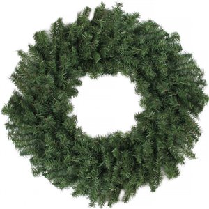 Northlight Canadian Pine Artificial Christmas Wreath - 24-in - Unlit