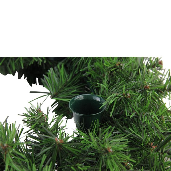 Northlight Two-Tone Pine Artificial Christmas Advent Wreath - 12-in