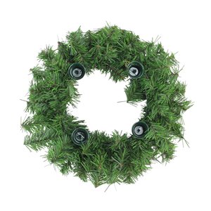 Northlight Two-Tone Pine Artificial Christmas Advent Wreath - 12-in