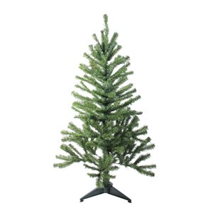 Northlight Canadian Pine Medium Artificial Christmas Tree - Unlit - 4-ft