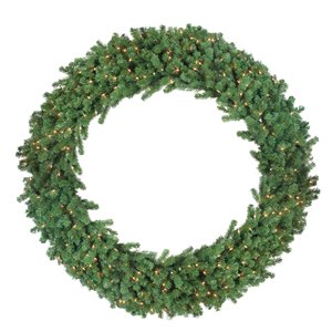 Northlight Green Deluxe Windsor Pine Artificial Christmas Wreath - 72-in