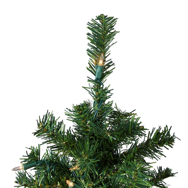 Northlight Pre-Lit Medium Mixed Classic Pine Artificial Christmas Tree - Clear Lights - 3-ft