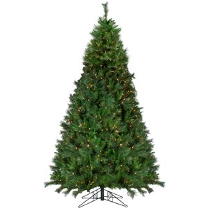 Northlight Pre-Lit Medium Canyon Pine Artificial Christmas Tree - Clear Lights - 9-ft