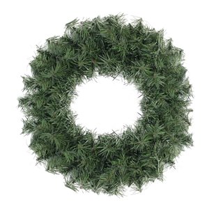 Northlight Green Canadian Pine Artificial Christmas Wreath - Unlit - 20-in