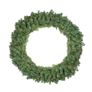 Northlight Pre-Lit Canadian Pine Artificial Christmas Wreath - 48-in