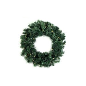 Northlight Pre-Lit Washington Frasier Fir Artificial Xmas Wreath - 24-in