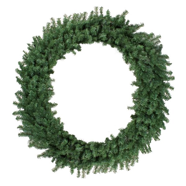 Northlight Canadian Pine Artificial Christmas Wreath - 5ft - Unlit ...