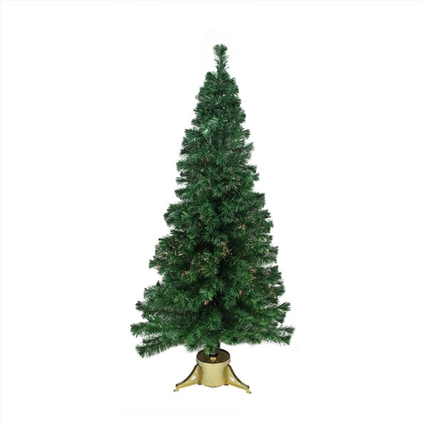 Northlight Pre-Lit Medium Color Changing Fiber Optic Artificial Christmas Tree - 7-ft