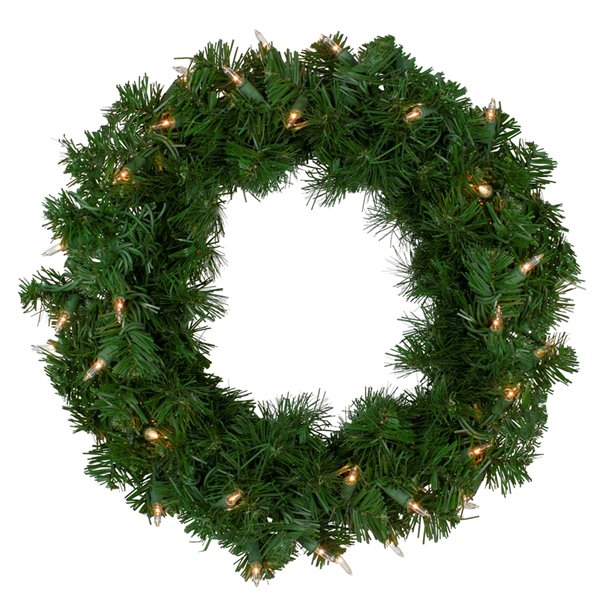 Northlight Deluxe Windsor Pine Artificial Christmas Wreath - 16-in