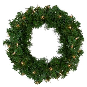 Northlight Deluxe Windsor Pine Artificial Christmas Wreath - 16-in