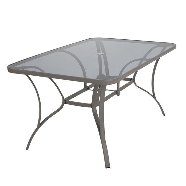 Cosco Outdoor Living Paloma Patio Dining Table - 60-in x 38-in - Navy