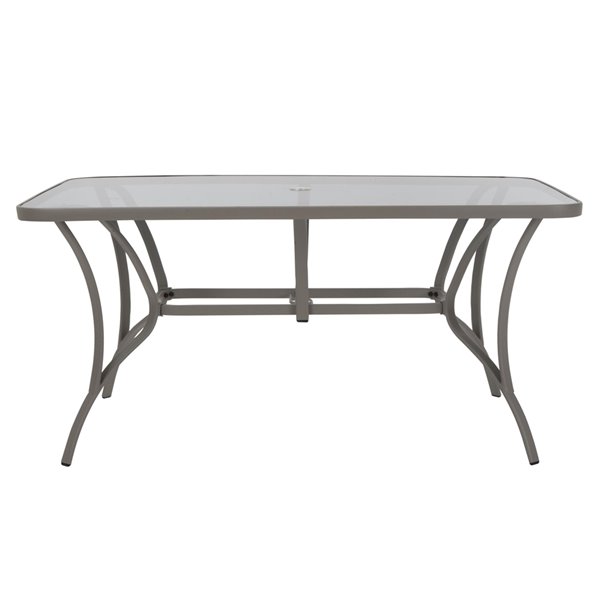 Cosco Outdoor Living Paloma Patio Dining Table - 60-in x 38-in - Navy