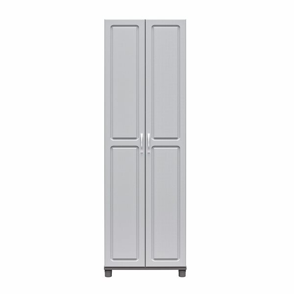 Cabinet mural Kendall de System Build, 15,38 po x 15,69 po x 74,31 po, gris