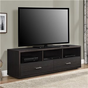 Meuble pour téléviseur jusqu'à 70 po Clark, 59,6 po x 14,8 po x 18,9 po, espresso