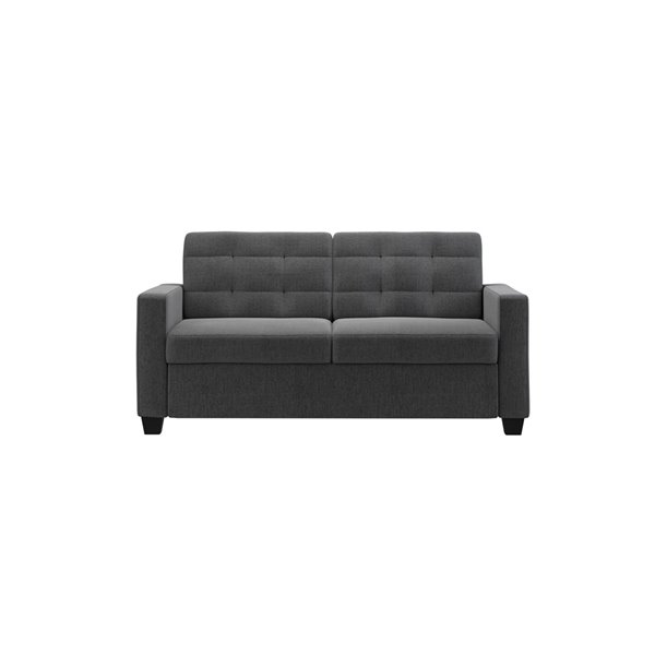 devion furniture fabric loveseat pull out sofa bed