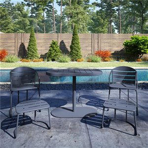 Cosco Outdoor Furniture 5-Piece Patio Bistro Set - Gray