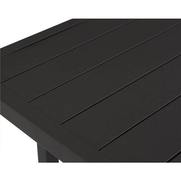 Fairmont Steel Rectangular Patio Dining Table Black Thresholdtm Patio