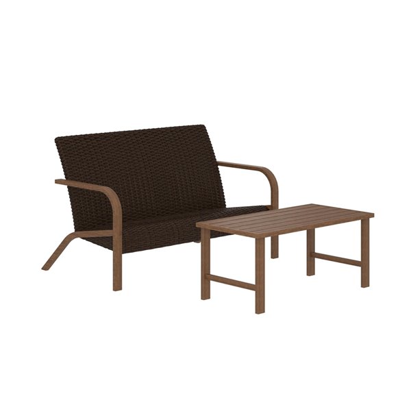 Cosco Outdoor Living Smartwick Patio Furniture Set Gray 88462qdbe Rona Cosco Outdoor Living Smartwick Patio, Cushionless Outdoor Furniture