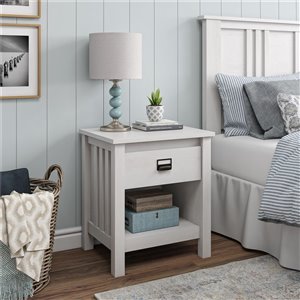 Table de chevet Adams de Ameriwood, 24,04 po, bois, chêne ivoire