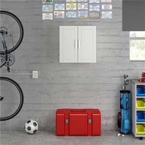 Cabinet mural Callahan de System Build, 15,38 po x 35,68 po x 74,31 po, blanc