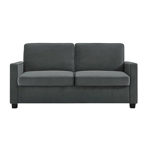 Dorel Signature Casey Loveseat Sofa Sleeper - Full - Gray