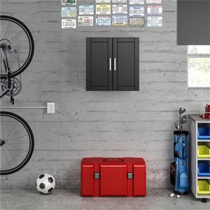 Cabinet mural Callahan de System Build, 12,44 po x 23,43 po x 23,68 po, noir