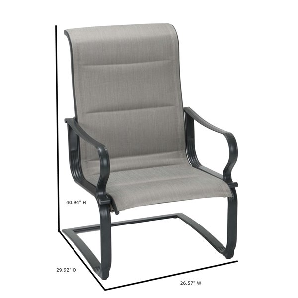 cosco outdoor living smartconnect padded motion patio chairs