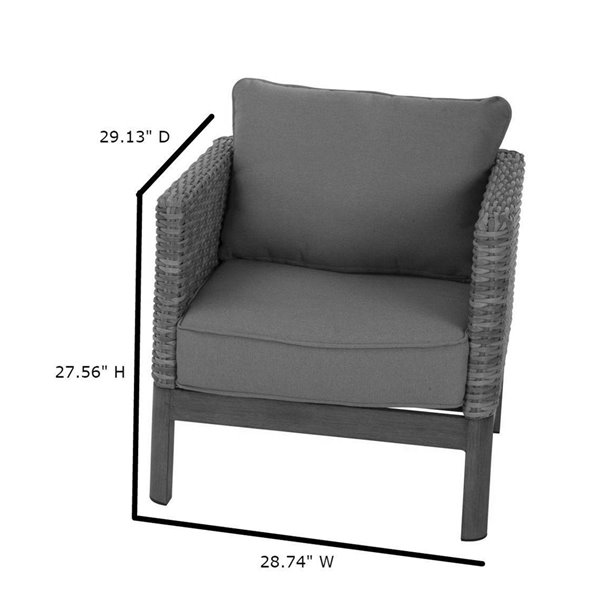 Cosco Outdoor Living Deep Seating Patio Lounge Chairs Beige 2Pk