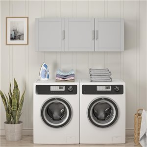 Cabinet mural Callahan de System Build, 12,44 po x 54 po x 20,31 po, gris
