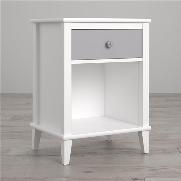 Little Seeds Monarch Hill Poppy Nightstand - 26.81-in Wood - Gray